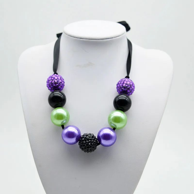 

wholesale 5PCS High Quality Child/Kids/Girl Beads Chunky Bubble Gum Necklace tBaby Handmade Necklace In Stock