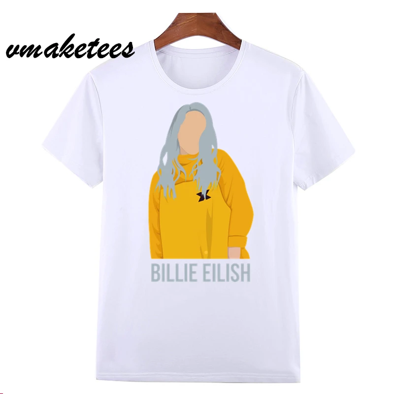 Футболки Billie Eilish Футболка с принтом брендовая футболка мужские/женские топы