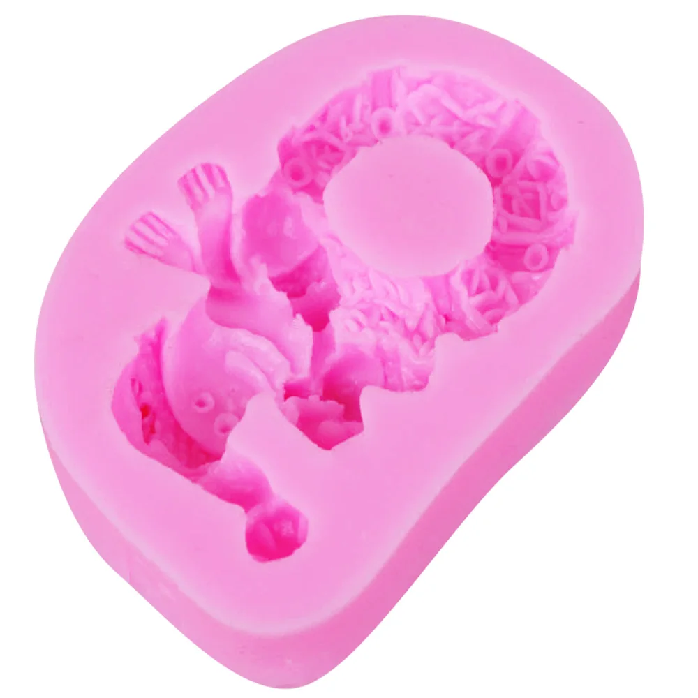 10 шт./компл. красивые Снеговики шоколадные конфеты Jello 3 d рождественские товары