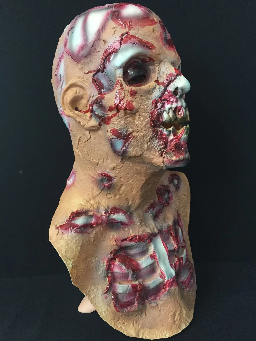 Костюм на Хэллоуин, Вечерние Маски, маска зомби ужас, косплей, хеллоуин для мужчин и взрослых