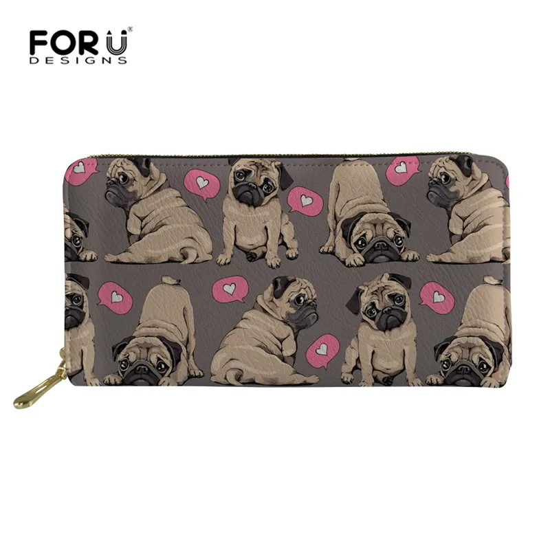 FORUDESIGNS кожаный кошелек с изображением щенков из мультфильмов женский клатч на
