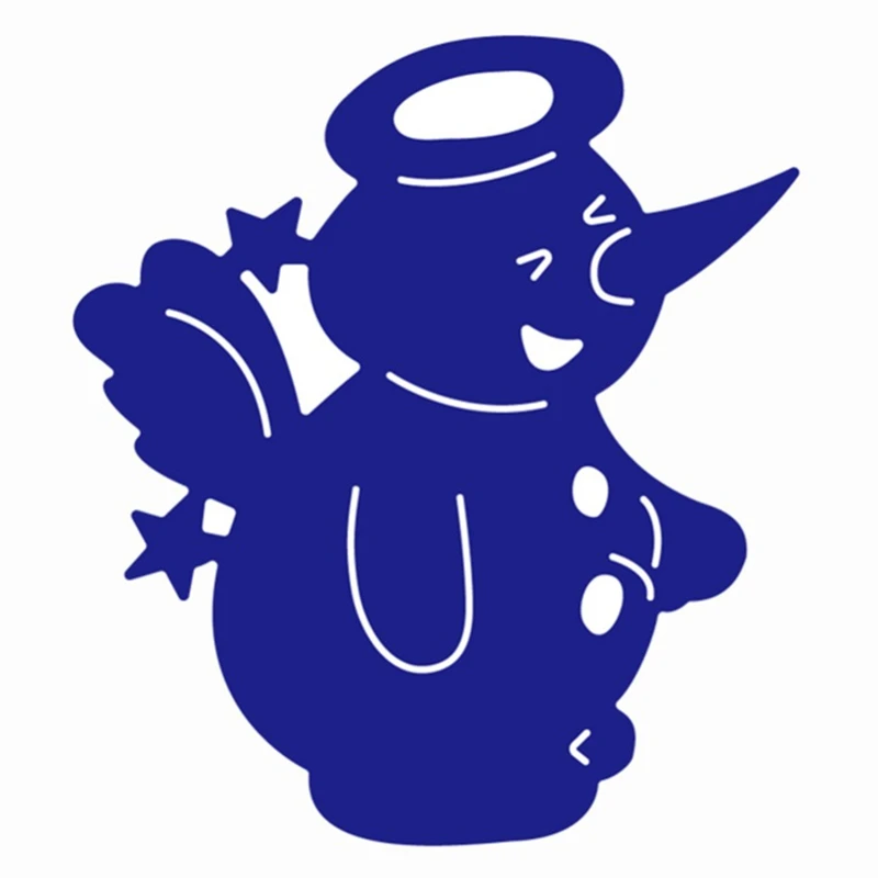 YINISE металлические режущие штампы для трафареты скрапбукинга снеговик DIY