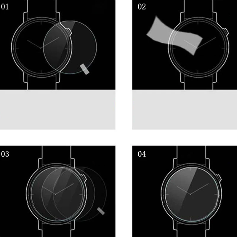 EIMO Screen Protector Film for Samsung Galaxy Watch band 46mm 42mm Replacement Anti-Shock Tempered Glass Protective Accessories | Наручные