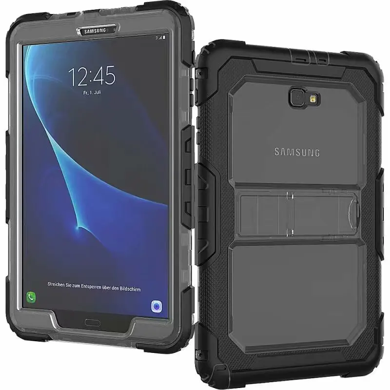 Kids Children Shockproof Case with strap Stand Cover for Samsung GALAXY Tab A 10.1 inch T580 T585 tablet silicon+PC shell +pen | Компьютеры