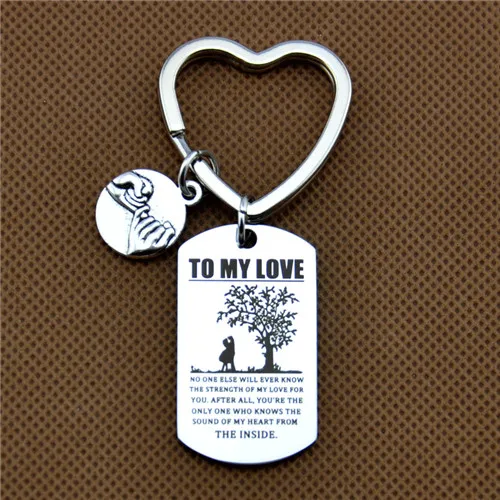 Для my love keychain.gif t для жены. Драйв безопасный брелок. Подарок бойфренда. Всегда