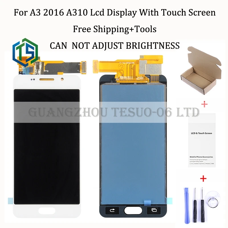 30%discount LCD Display HH For Samsung Galaxy A3 2016 A310 A310F SM-A310F Touch Screen Digitizer Replacement a3 display | Мобильные
