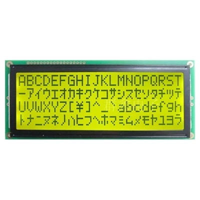 5 в большой ЖК дисплей 2004 20*4 20x4 желто зеленый экран 204 модуль 146*62 мм HD44780 wh2004l AC204B|lcd