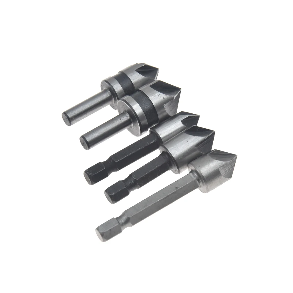 1set Countersink Drill 82 Degree Chamfer Angle HSS Bit Wood Plastic Chamfering Woodworking Hole Cutter Drilling Hand Tool | Инструменты