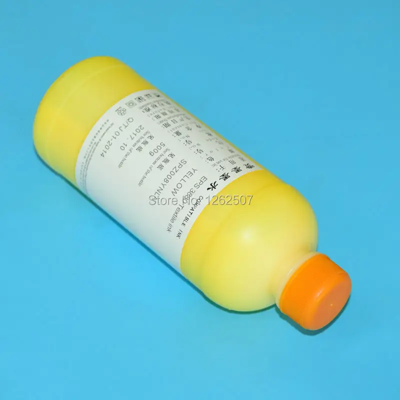 Желтый текстильная краска для Epson суреколор F2000 1390 R1800 R1900 R2000 Высокое качество