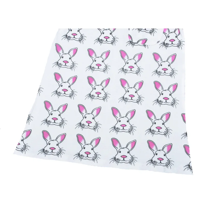 

Summer Kids Girl Clothes Dress Lovely Rabbit Pattern Princess Dress Fashion Baby Girl Party Dress Casual Children Clothes Outfit