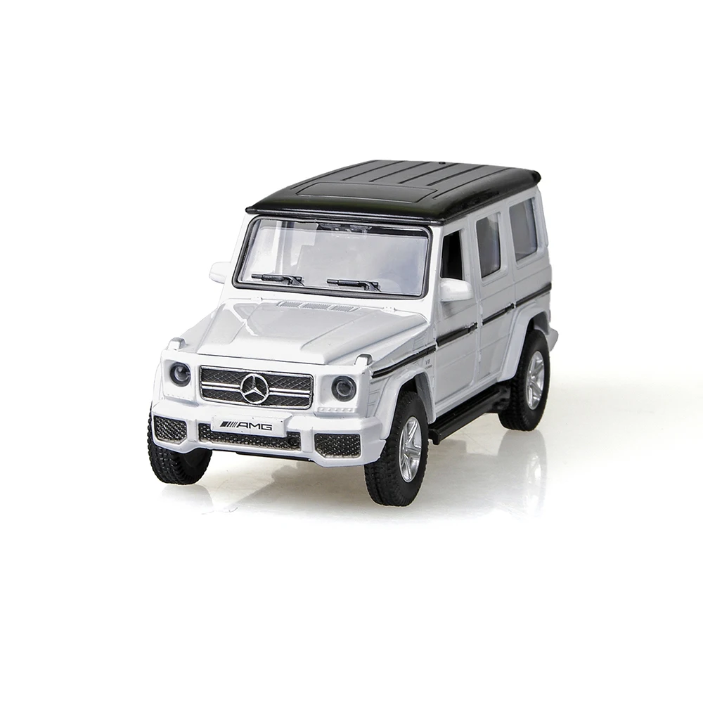 BZ G Class G55 G63 AMG белый 1/36 сплав модель автомобиля SUV литая металлическая