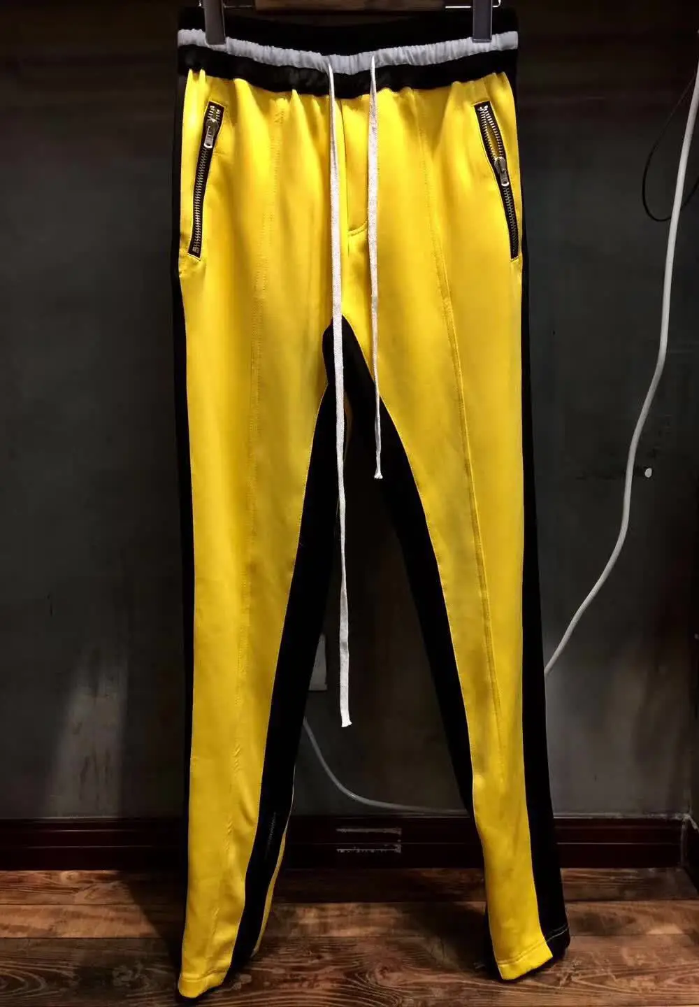 2018SS страх Божий пот Штаны Для женщин мужчин 1:1 высокое качество Drawstring спортивный