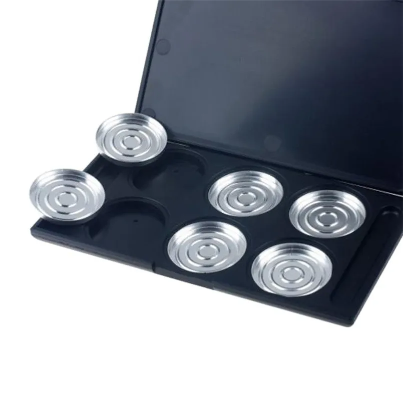 Новинка 2018 OutTop пустая пластина для макияжа 6 шт. алюминиевые тени век губ пудра