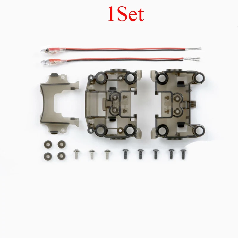 1Set 15384 Bumper N-03/T-03 Units W/LED Front Rear Reinforcing Plate MS Lightweigt for RC Models DIY Tamiya Mini 4WD Racing Car - купить по