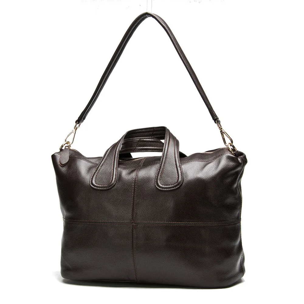 Женская сумка ZENCY из 100% натуральной воловьей кожи большие размеры|brand handbags|handbag
