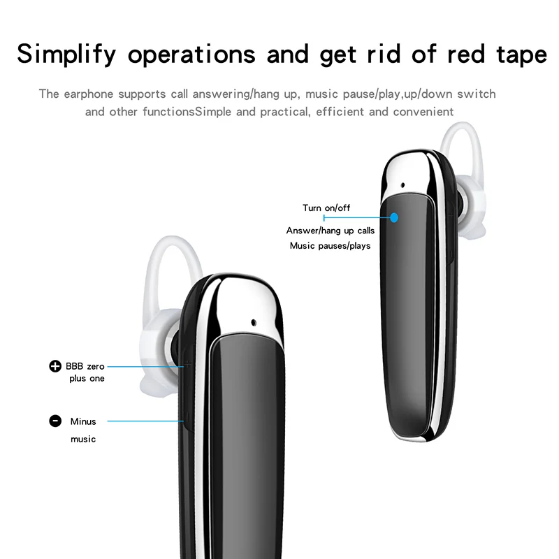 E6 bluetooth наушники вкладыши eraphone беспроводные с шумоподавлением