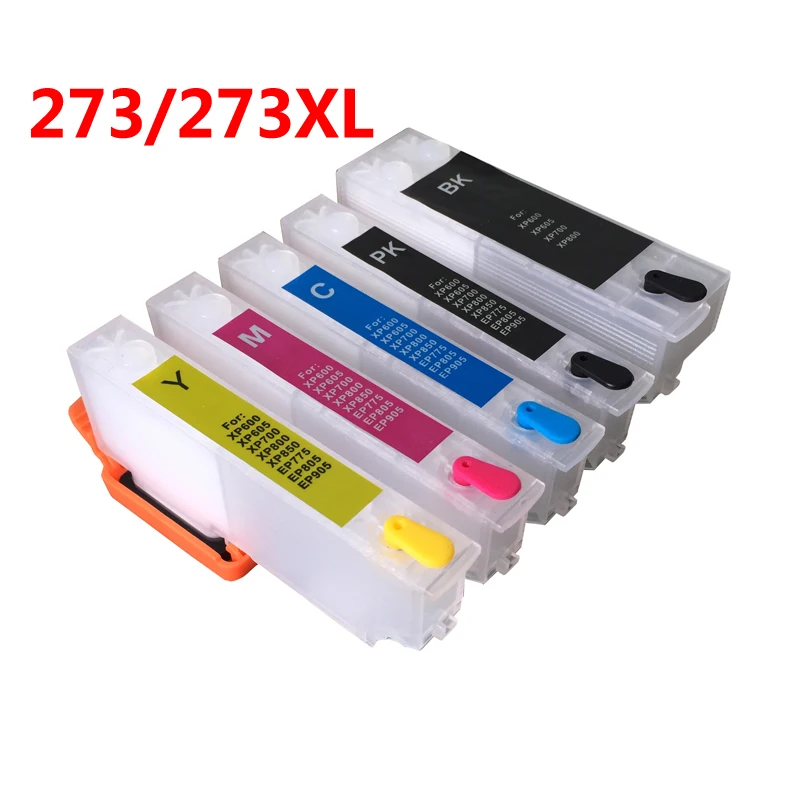 T273 T273XL многоразовый картридж для принтера Epson XP600 XP610 XP625 XP800|ink cartridge|ink cartridge for
