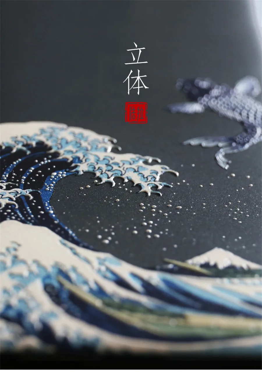 Emboss чехол для телефона Meizu 16 чехол Kanagawa волны Карп краны 3D гигантский рельефный чехол для Meizu 16 Plus