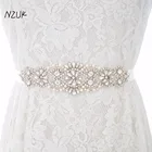 Стразы свадебный пояс с хрустальным жемчугом свадебный пояс серебряный бриллиантовый свадебный пояс для свадебных аксессуаров пояс Y104S