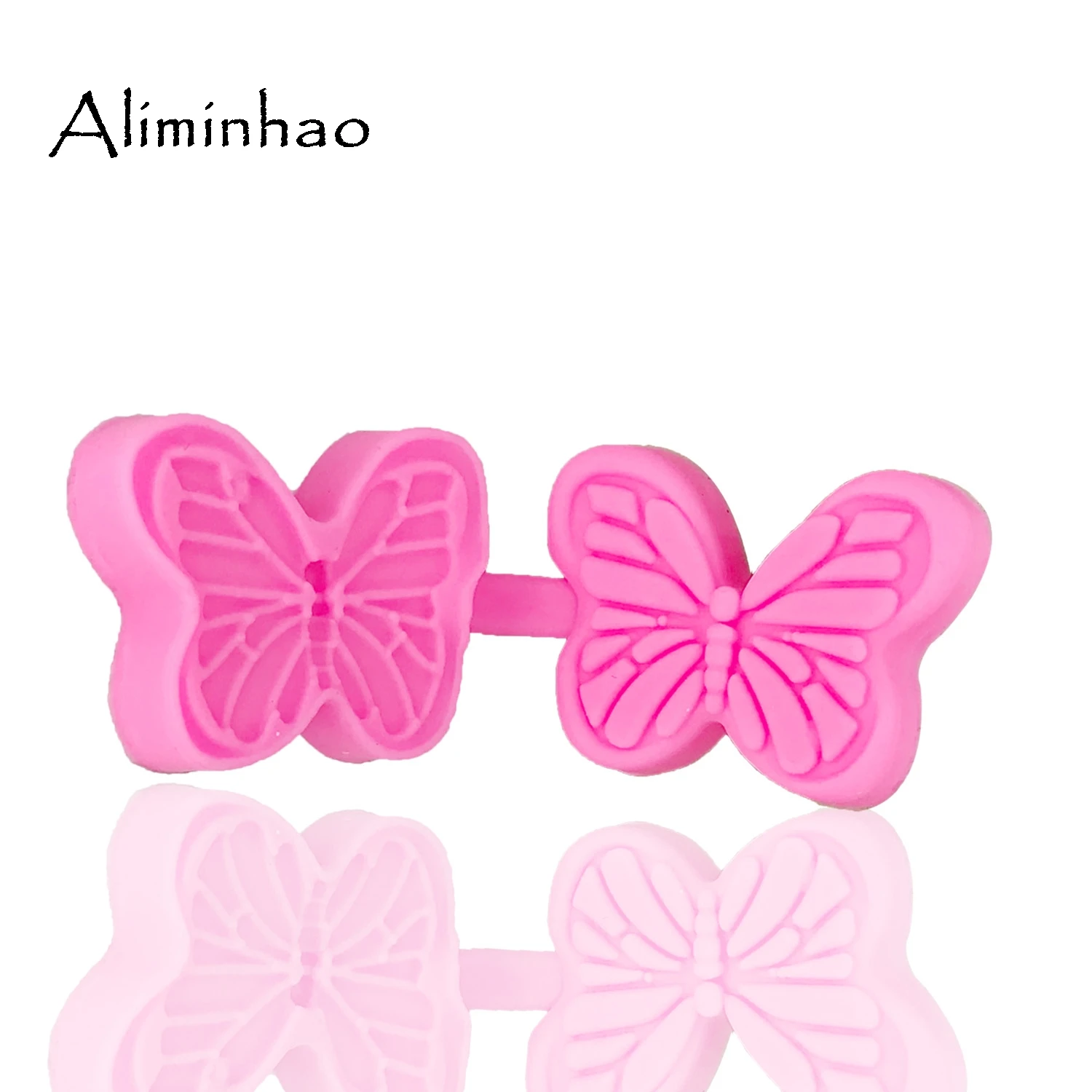 B1365 3D Силиконовая форма в виде бабочки сахарный десертный Candy Chocolate Molds Полимерная