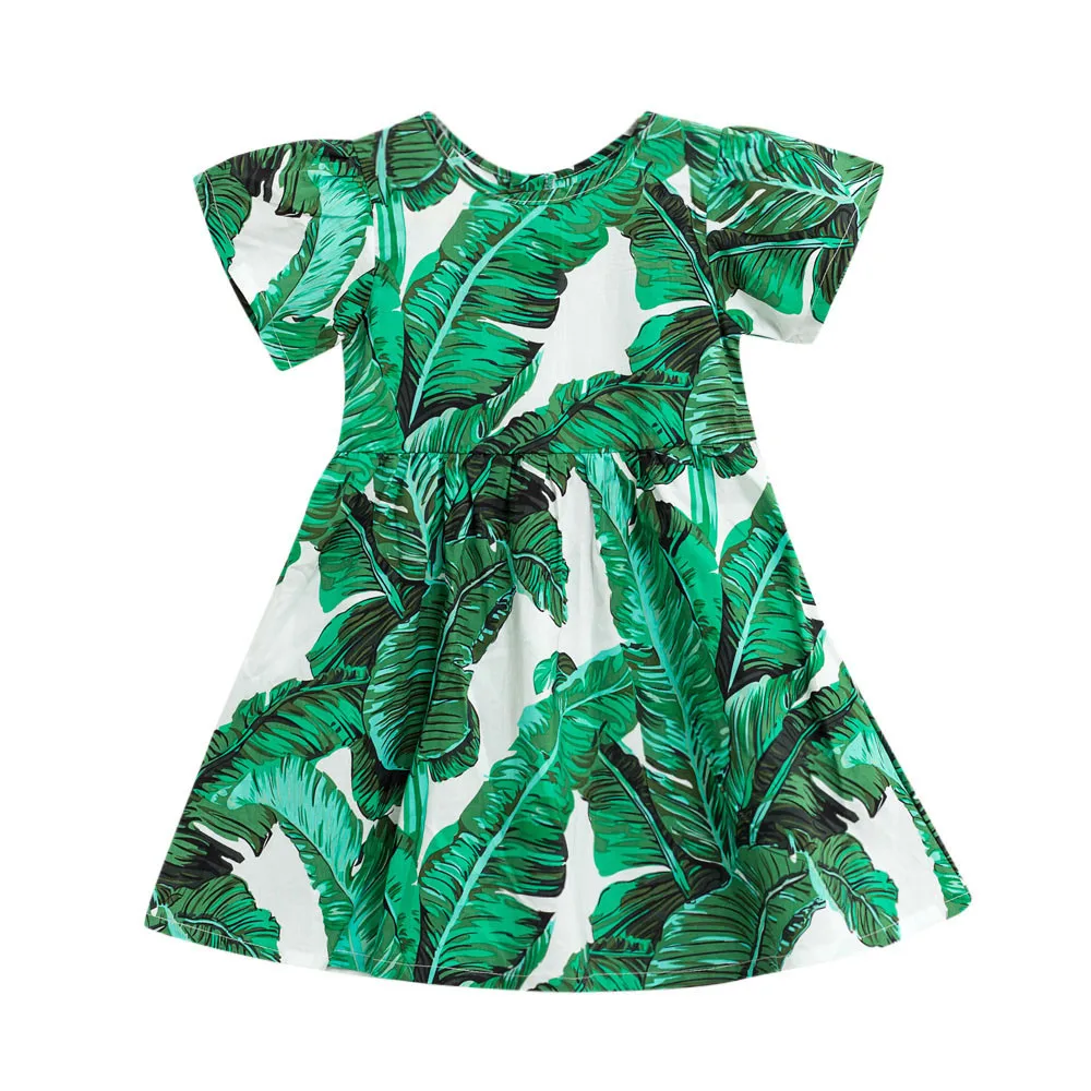 Girls Clothing Summer Girl Dress Baby Kids Infant Toddle Floral Cartoon Sleeveless Clothes Princess dropshipping | Детская одежда и