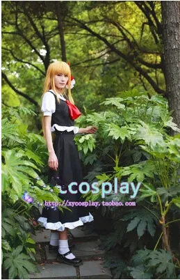 Бесплатная доставка Touhou Project румия Косплэй костюм |