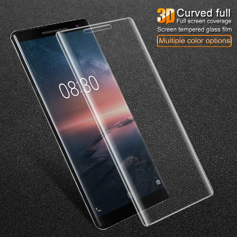 Imak 3D Закаленное стекло Защитная пленка для Nokia 8 Sirocco полноэкранная изогнутая
