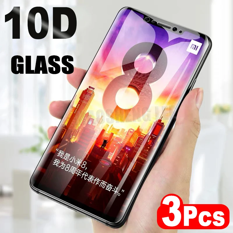 Закаленное стекло 3 шт./лот для Xiaomi mi 8 Lite SE защита экрана из закаленного стекла