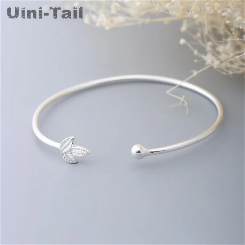 

Браслет Uini-Tail из серебра 925 пробы в виде листьев