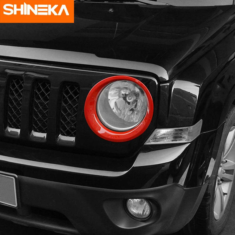 SHINEKA колпачки лампы ABS автомобильные передние фары декоративные крышки отделка
