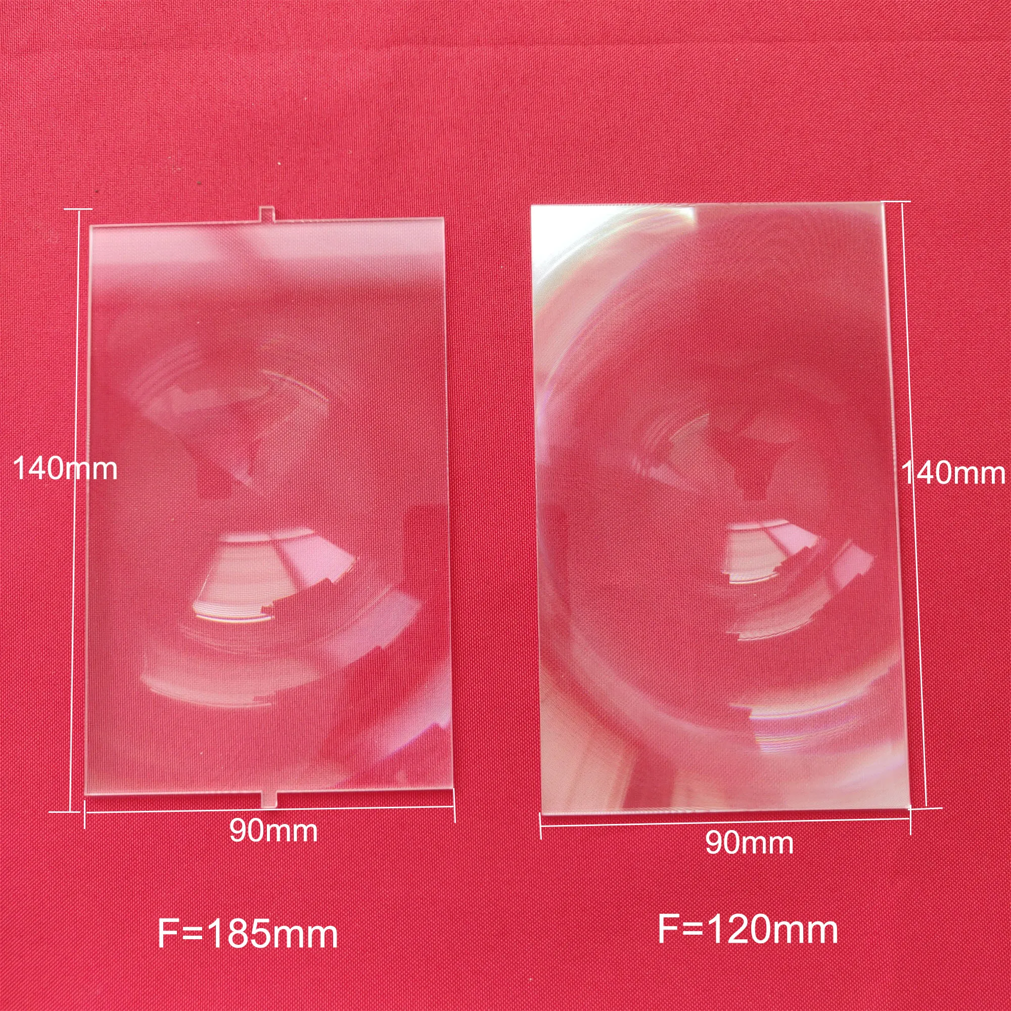 

140*90 F185 /120 fresnel lens for 5.8 inch DIY projector lens Projector dedicated mobile phone / FPV video glasse