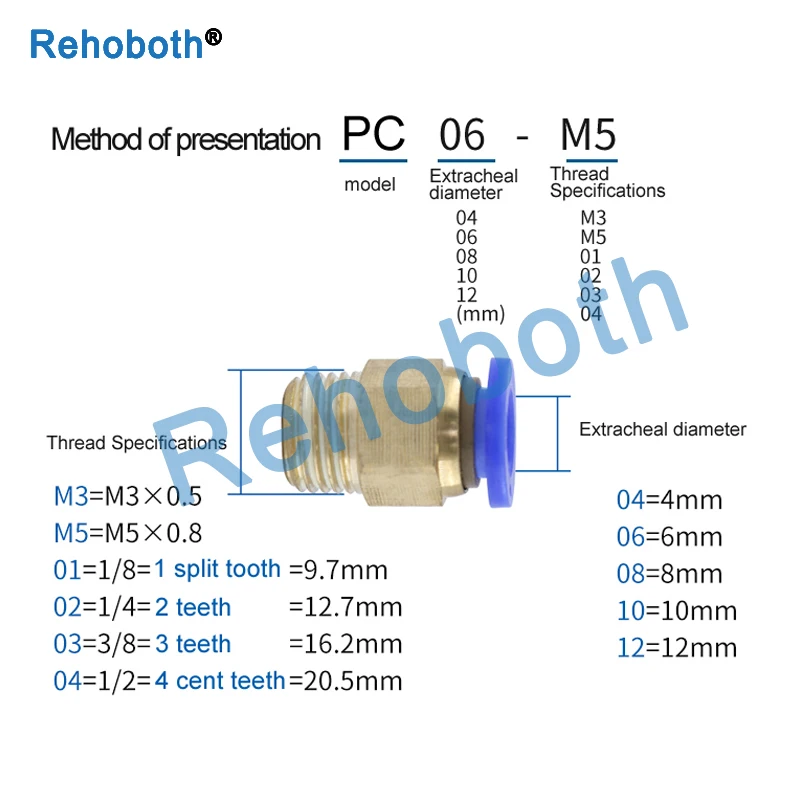 Воздушный Пневматический 14 мм 16 4 шланг Труба 1/4 &quotBSP 1/2&quot 3/8 &quotМужской резьбовой
