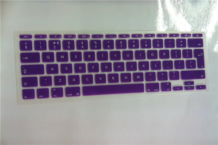 Для Apple Macbook Air 11 Клавиатура Стикер Протектор ВЕЛИКОБРИТАНИИ ЕС Силиконовая Кожа