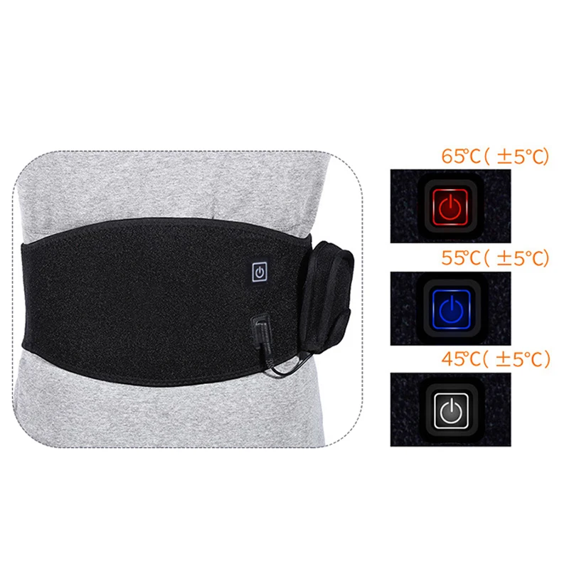 Электрический нагревающий пояс для поясницы живота грелка боли|Брекеты и