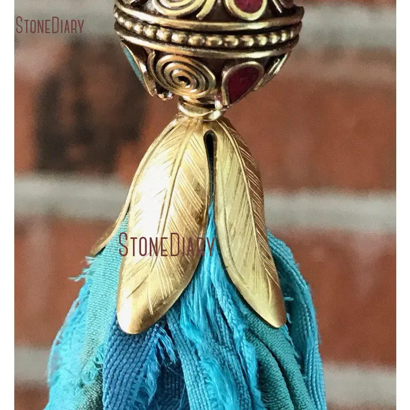 Натуральный драгоценный камень NM11120 аквамарин 108 мала бусины ручной вязки