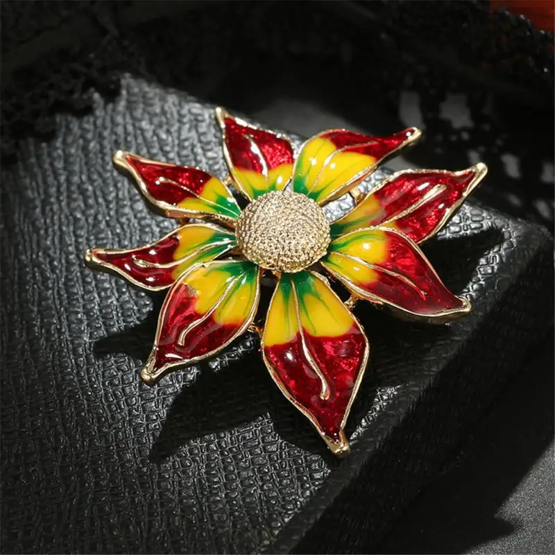 Элегантная женская брошь с цветком аксессуар для одежды | Украшения и аксессуары