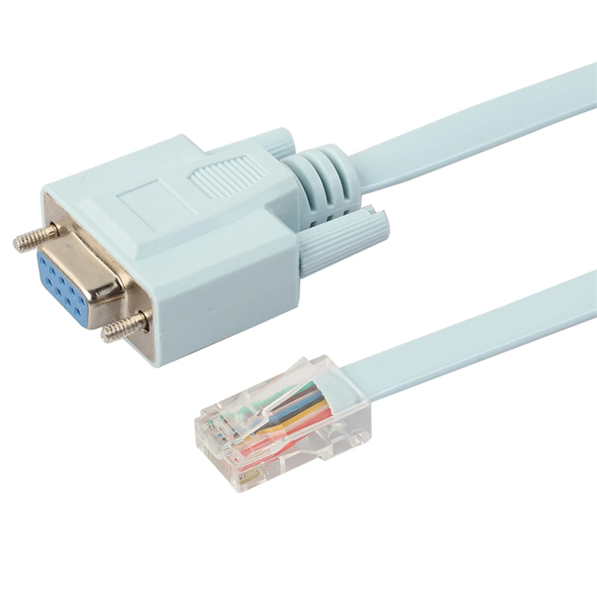 Кабель переходник DB9 на консоль RJ45 5 футов|Компьютерные кабели и разъемы| |