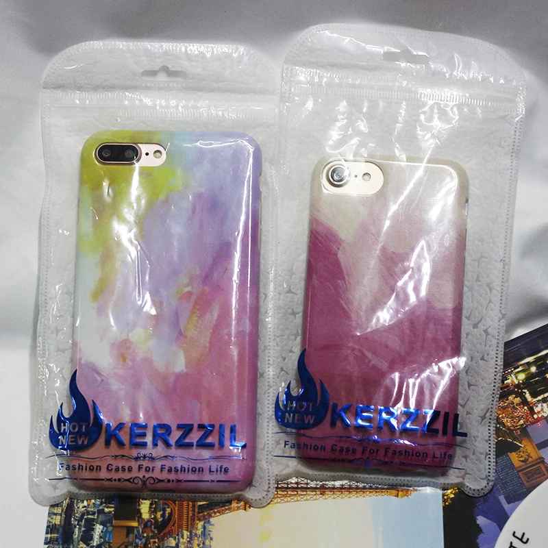 Kerzzil Candy Color Graffiti Case For iPhone 6 6s Colorful Painting Soft TPU Girl Cases Cover 7 8 Plus Funda |