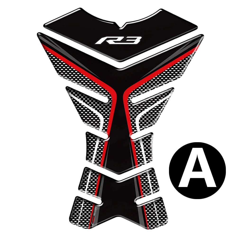 3D Мотоцикл Танк Pad Защитная Наклейка Наклейки Чехол для Yamaha R3 YZF-R3 VS танк