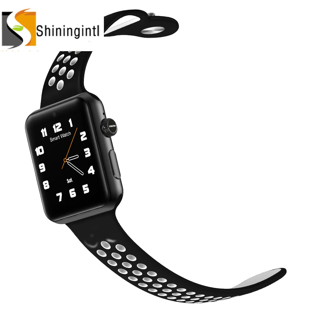 Smochm Bluetooth SmartWatch IWO 1:1 MTK2502C NK спортивный ремешок GSM SIM карта камера телефон смарт