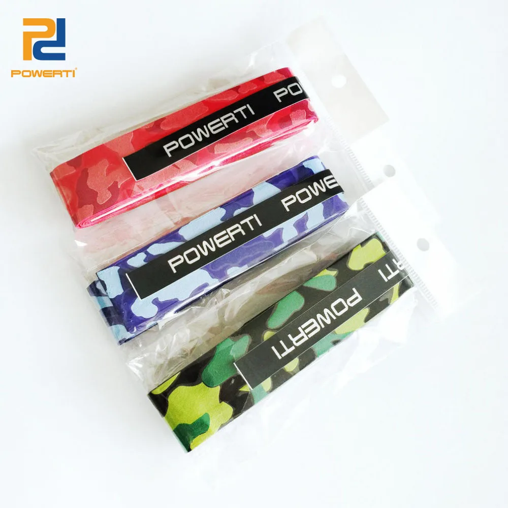 POWERTI 15 шт/партия Psychedelic Stick Теннисная ракетка Захваты тонкие ракетки для