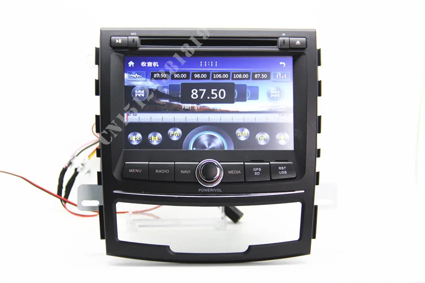 7 &quot 2DIN автомобиль радио аудио dvd-плеер wi-fi с Bluetooth для SSANGYONG KORANDO 2010 2011 2012 2013 NEW ACTYON |