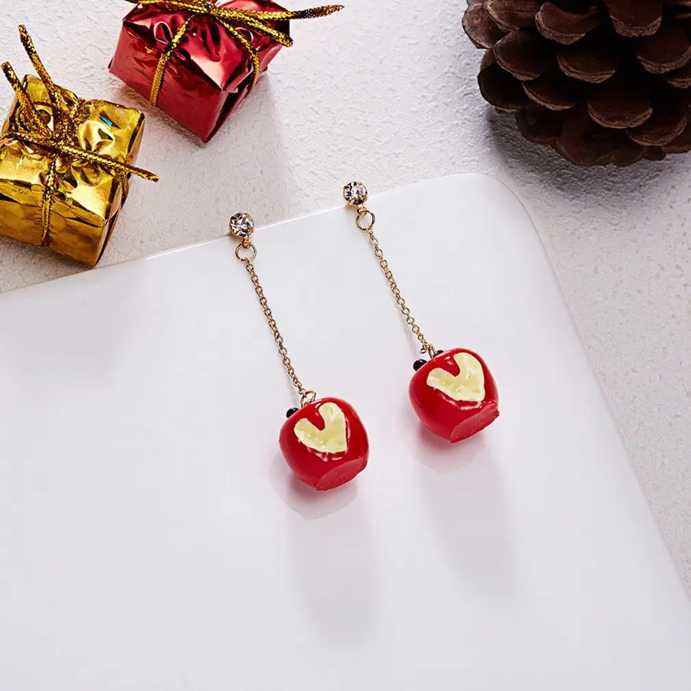 GENBOLI Lovely Fruit Shape Drop Earring Women Fashion Girl Fresh Resin Dangle Jewelry Brincos Gift | Украшения и аксессуары
