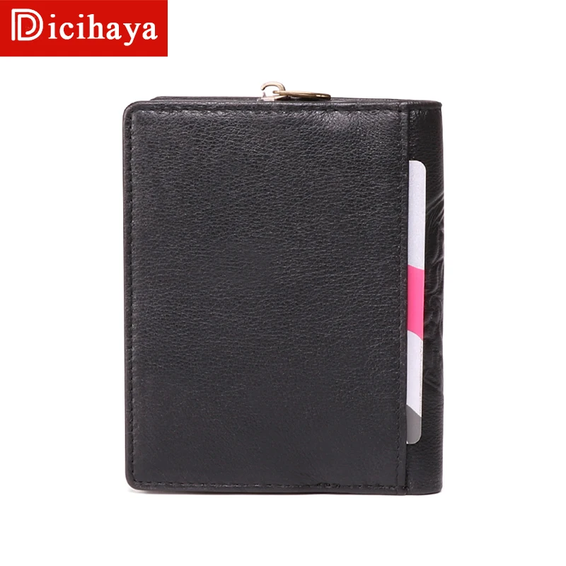 Брендовый кошелек DICIHAYA мужские кошельки из натуральной кожи Короткий Мужской