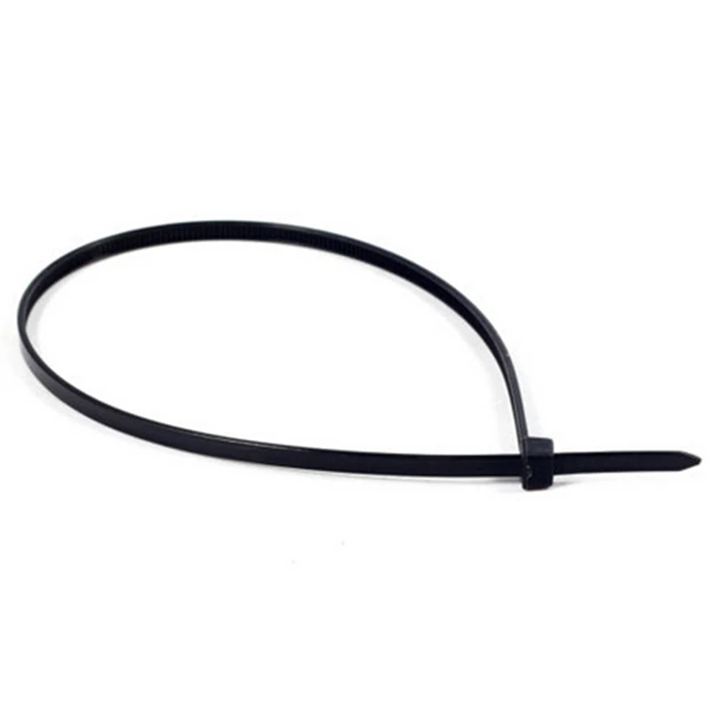 

100pcs Wire Self-Locking 100mm Black Nylon Plastic Network Cable Wire Zip Tie Cord Strap Plastic Zip Trim Wrap Cable Loop Ties
