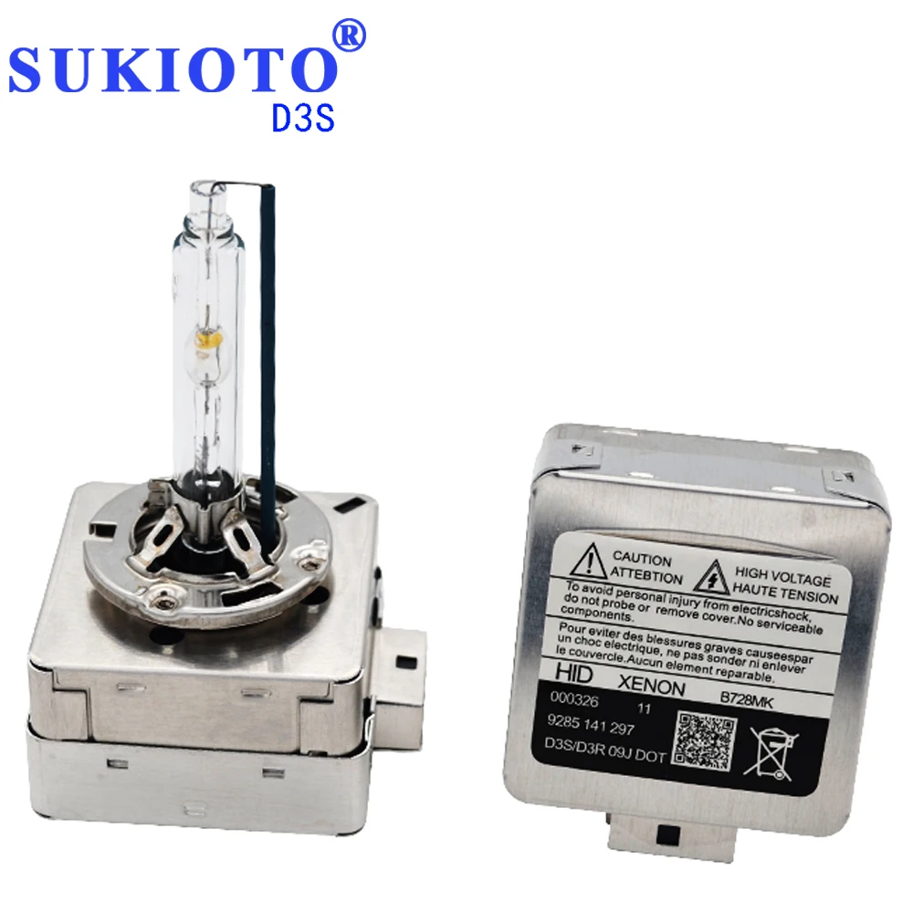 Комплект ксеноновых фар SUKIOTO D1S D3S D8S 55 Вт Ксеноновые фары 5500K + 60% D1R 034663 10R A71177E00DG