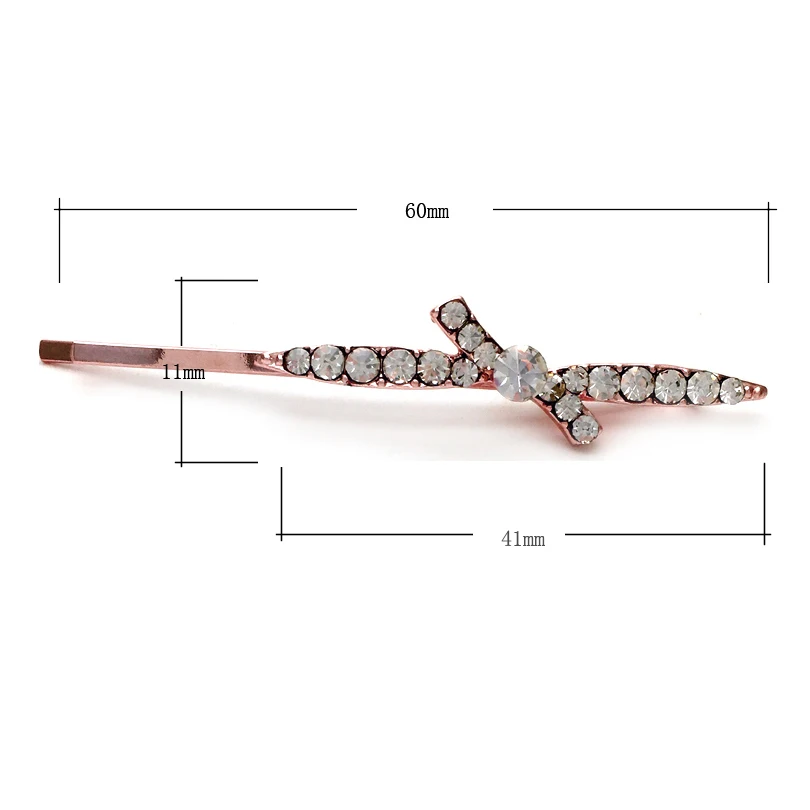 1pcs Fashion Hair Barrettes Wedding Jewelry Bow Tie Crystal Rhinestone Clip Accessories Hairpins Hairgrips Haedwear Girl | Украшения и