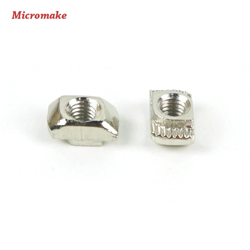 Запчасти для 3D принтера Micromake 10 шт./лот M3/M4 углеродистая сталь Т Тип гайки крепеж