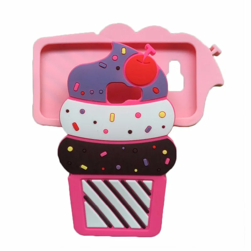 3D Ice Cream Soft Silicone Case For Samsung Galaxy J1 Ace Mini J2 J3 J5 J7 2017 2016 J320 J510 J710 J720 Phone Back Cover |