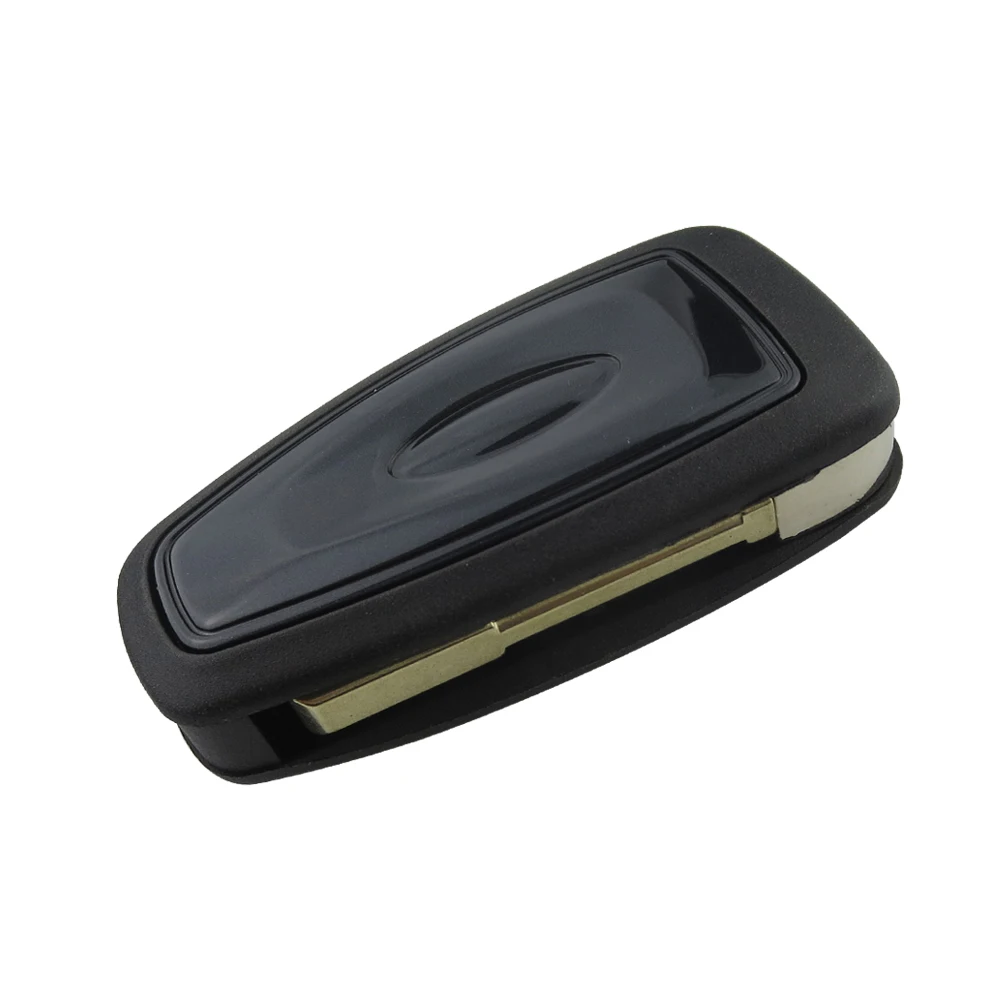 OkeyTech для Ford Mondeo Fiesta Galaxy Transit Remote Control Blank Key Uncut FO21 Blade 3 Button 433Mhz 4D60 Chip Flip foldable |